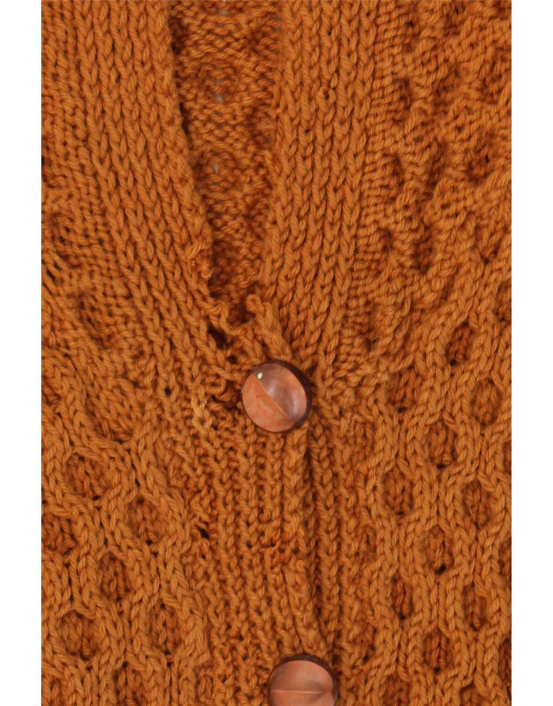 Vintage herre cardigan sweater UK 14 Medium Brown