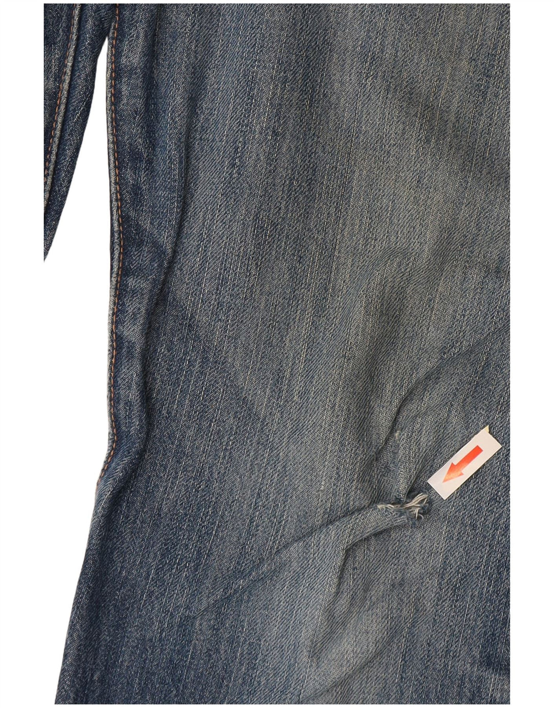 Levi's Herre 501 lige jeans W32 L32 blå bomuld