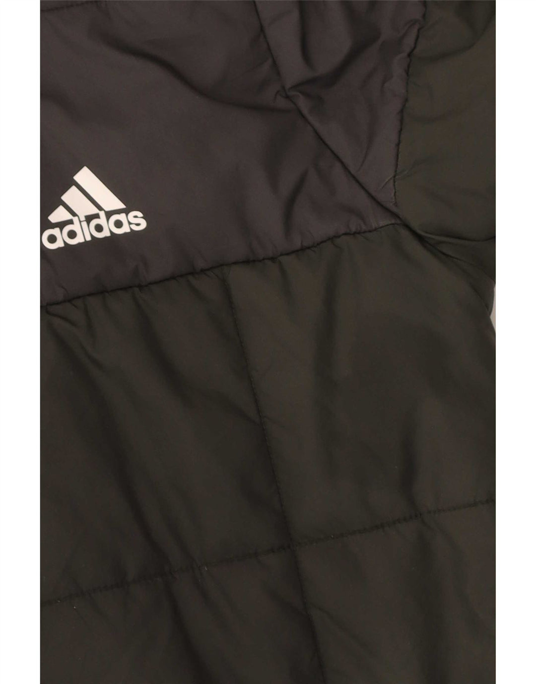 Adidas hættejakke til drenge 13-14 år Khaki Colourblock Polyester