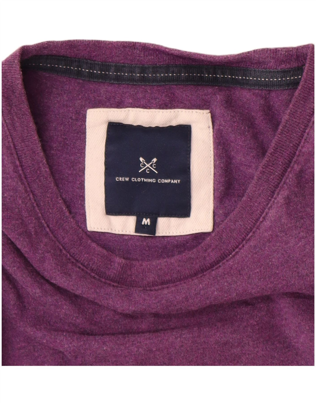 Besætningstøj Herre T-shirt Top Medium Lilla Bomuld
