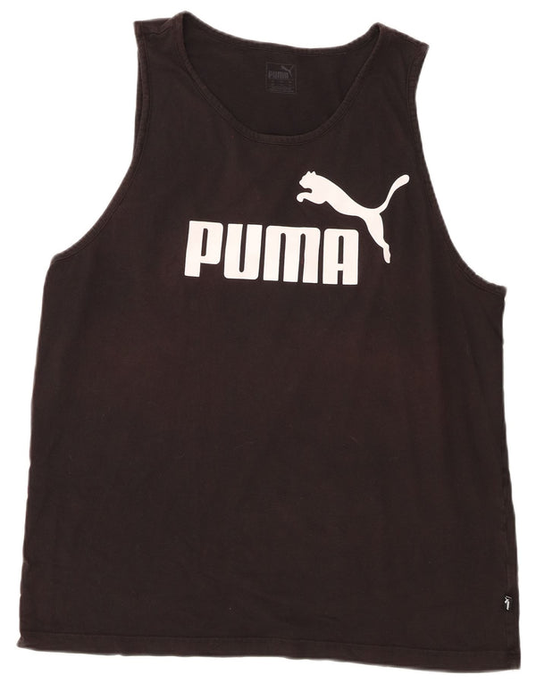 Puma Herre Grafisk Vest Top 2XL Sort