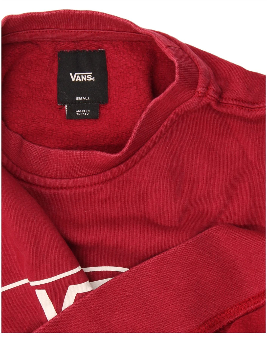 Vans Herre Grafisk Sweatshirt Jumper Lille Bourgogne