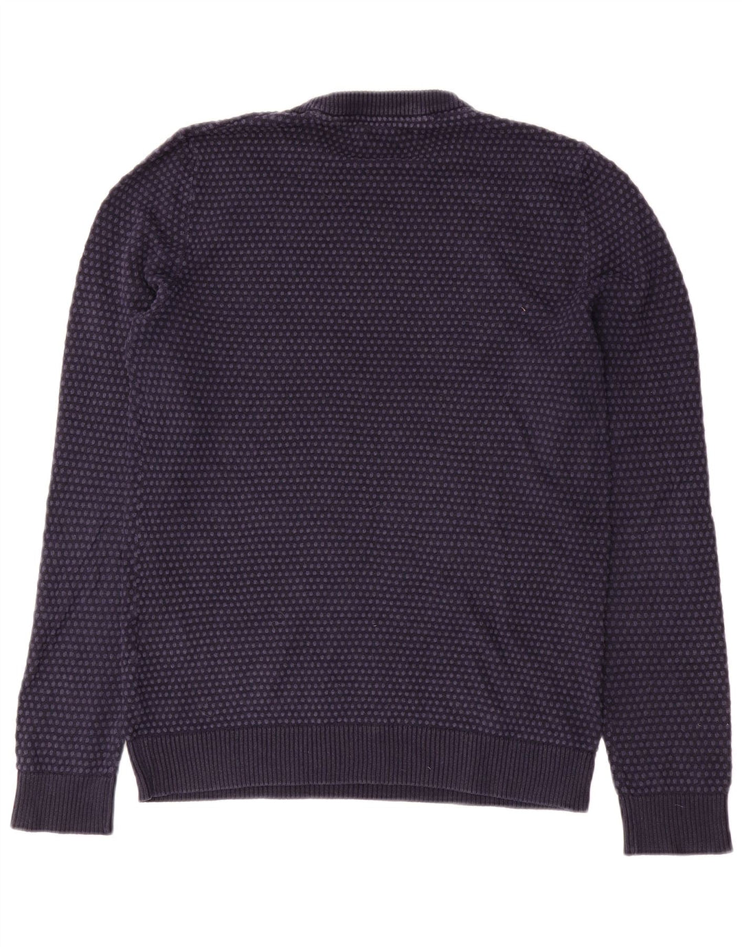 Jack & Jones Herre sweater med rund hals, mellemblå marineblå bomuld