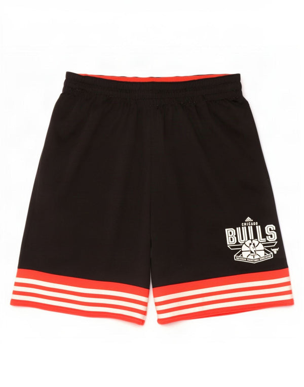 Adidas Herre Chicago Bulls grafiske sportsshorts Large Black Colourblock