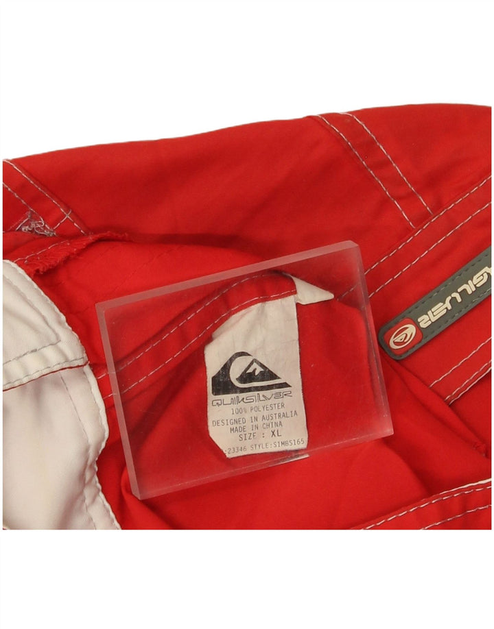 Quiksilver Badeshorts til mænd XL Rød Polyester