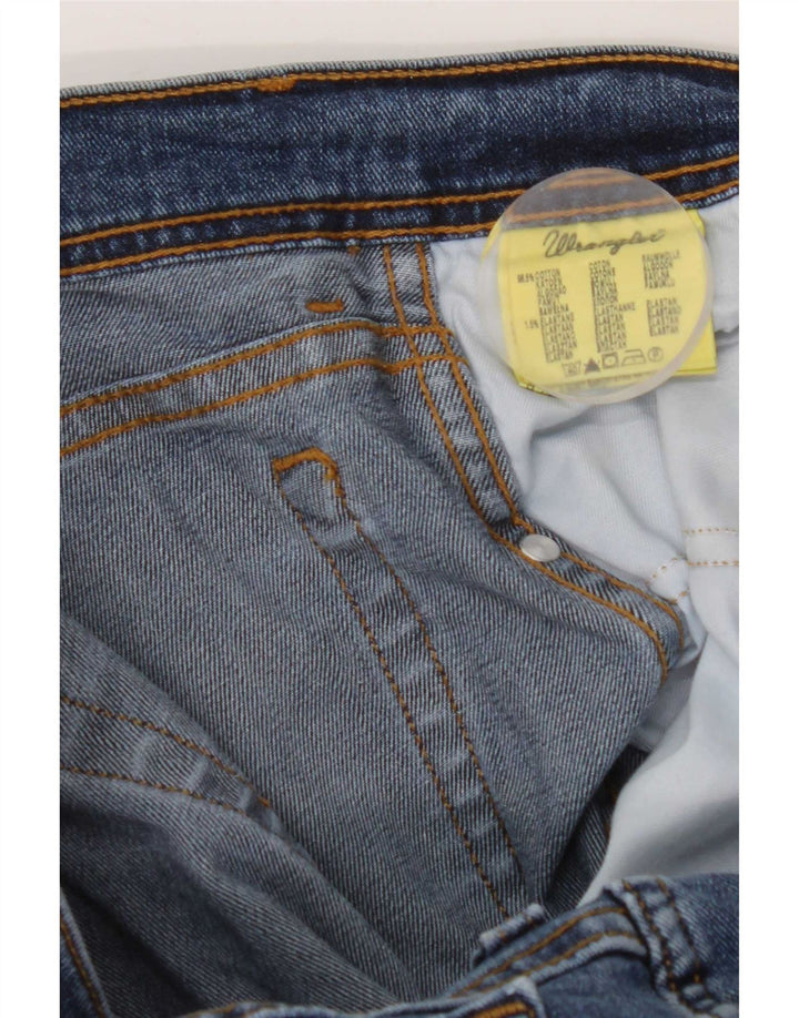 Wrangler Herre Texas Stretch Straight Jeans W36 L27 Blå Bomuld