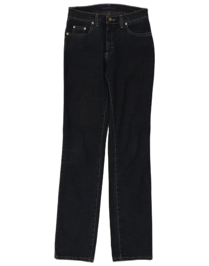 Trussardi lige jeans til kvinder W26 L33 marineblå bomuld