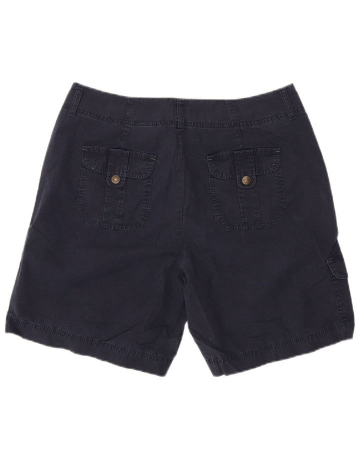 EDDIE BAUER Kvinder Mercer Fit Cargo Shorts US 12 Large W34 Navy Blue