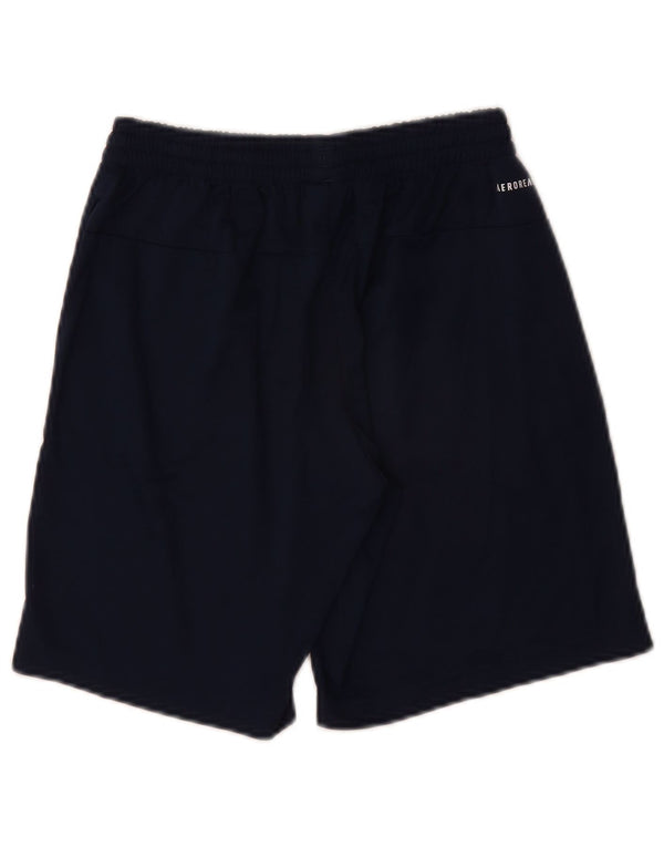 Adidas drenge Aeroready grafiske sportsshorts 11-12 år marineblå polyester