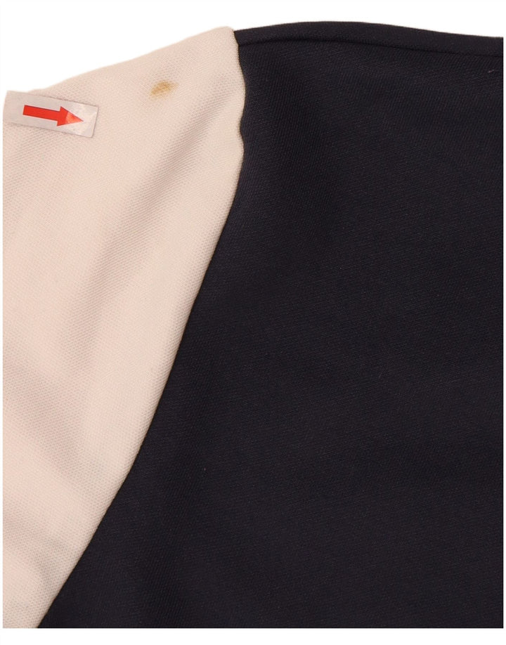 Jack & Jones Herre Grafisk Varsity Jacket UK 40 Large Navy Blue Colourblock