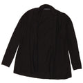 Zara Womens Open Cardigan Sweater UK 10 Small Black