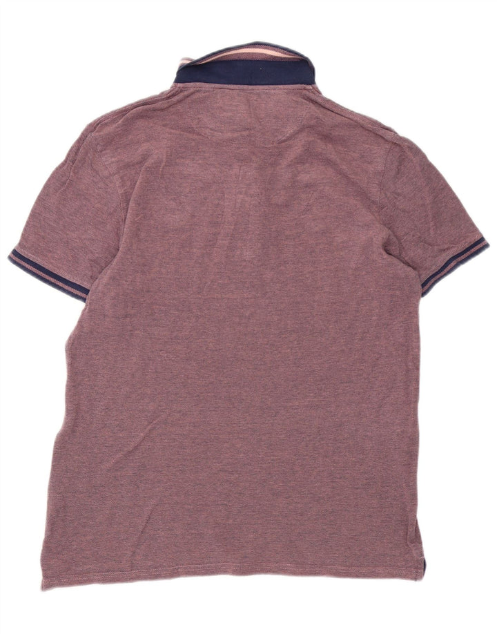 Lyle & Scott herre poloskjorte stor pink bomuld