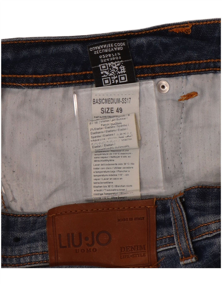 Liu Jo Herre Regular Slim Jeans IT 49 Medium W34 L25 Blå Bomuld