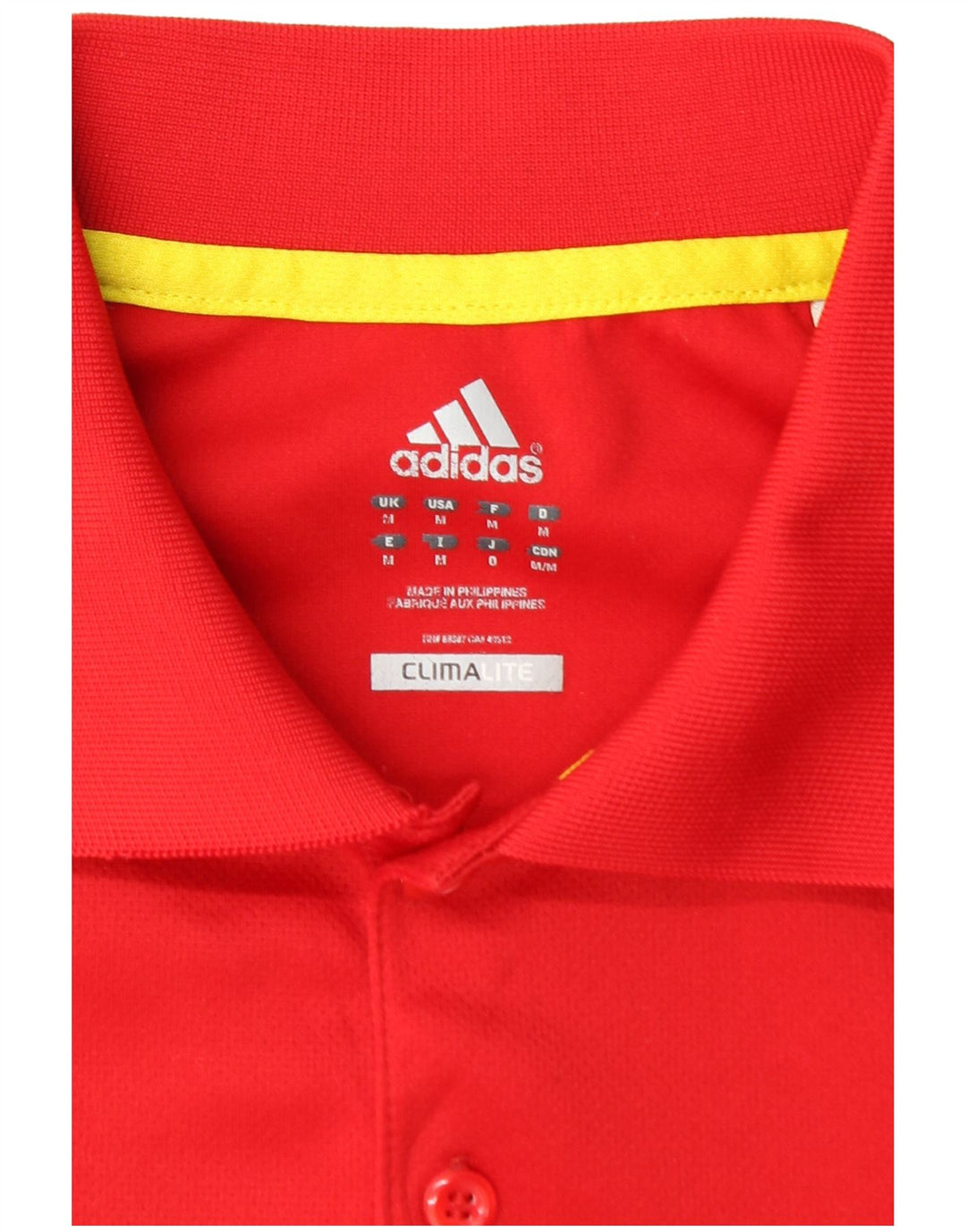 ADIDAS Herre Climalite Polo Shirt Medium Rød