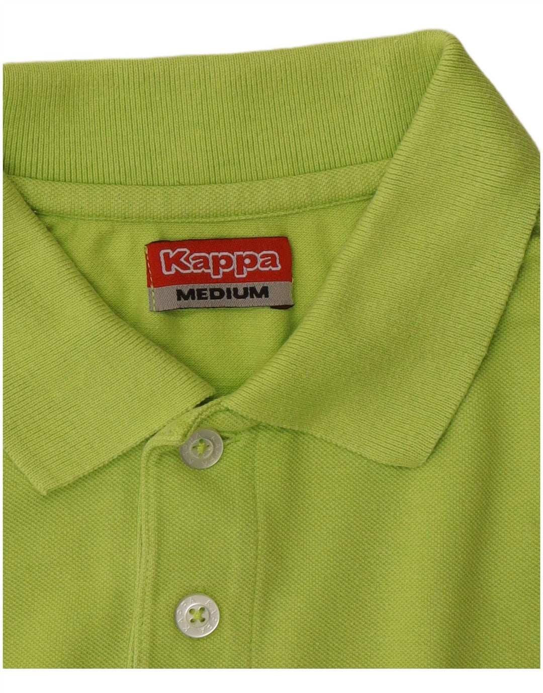 KAPPA Mens Polo Shirt Medium Green