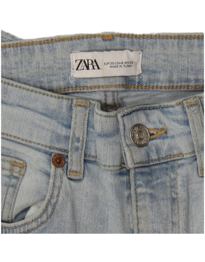 Zara Dame Flared Jeans EU 38 Small W28 L27 Blå