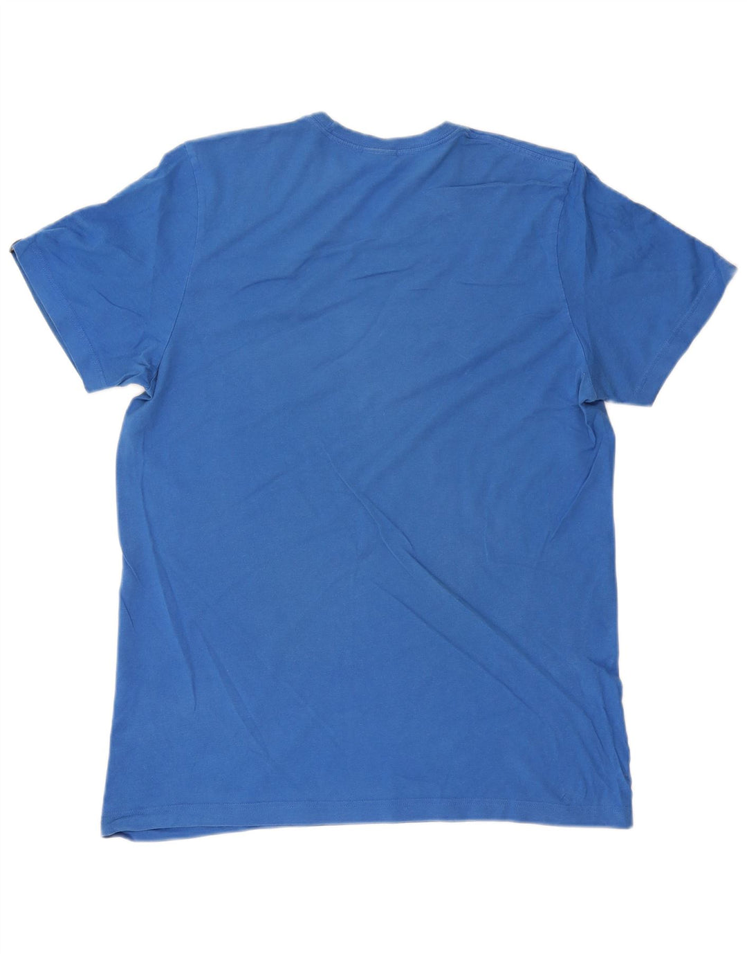 ADIDAS Grafisk T-shirt top til mænd, stor blå bomuld