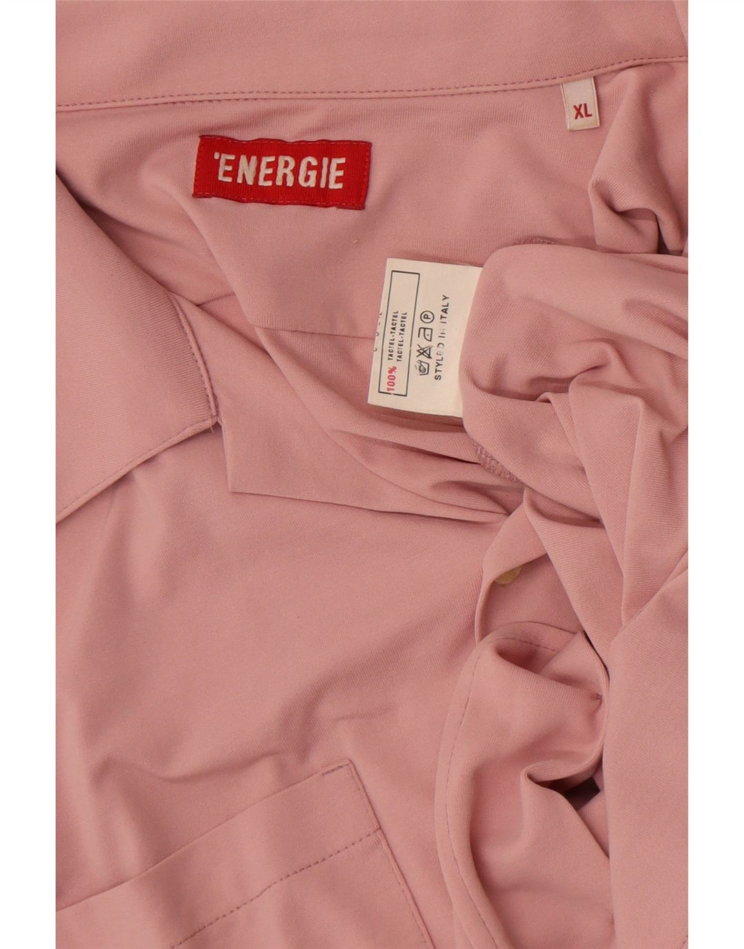Energie Herre kortærmet skjorte XL Pink Tactel