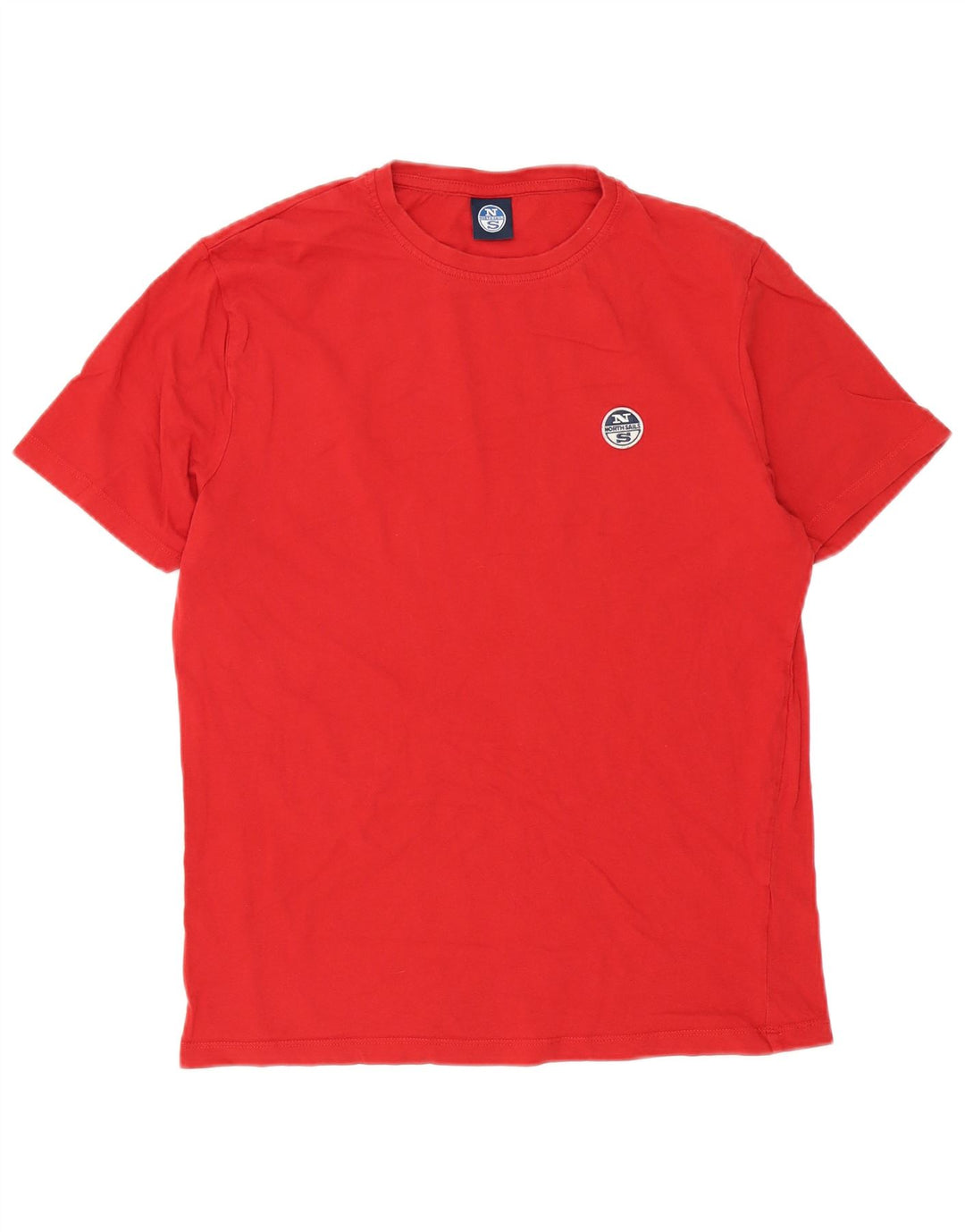 North Sails Herre T-Shirt Top Medium Rød Bomuld
