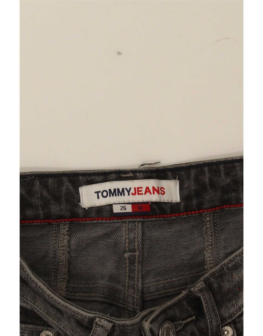 Tommy Hilfiger koniske jeans til kvinder W26 L25 Grå