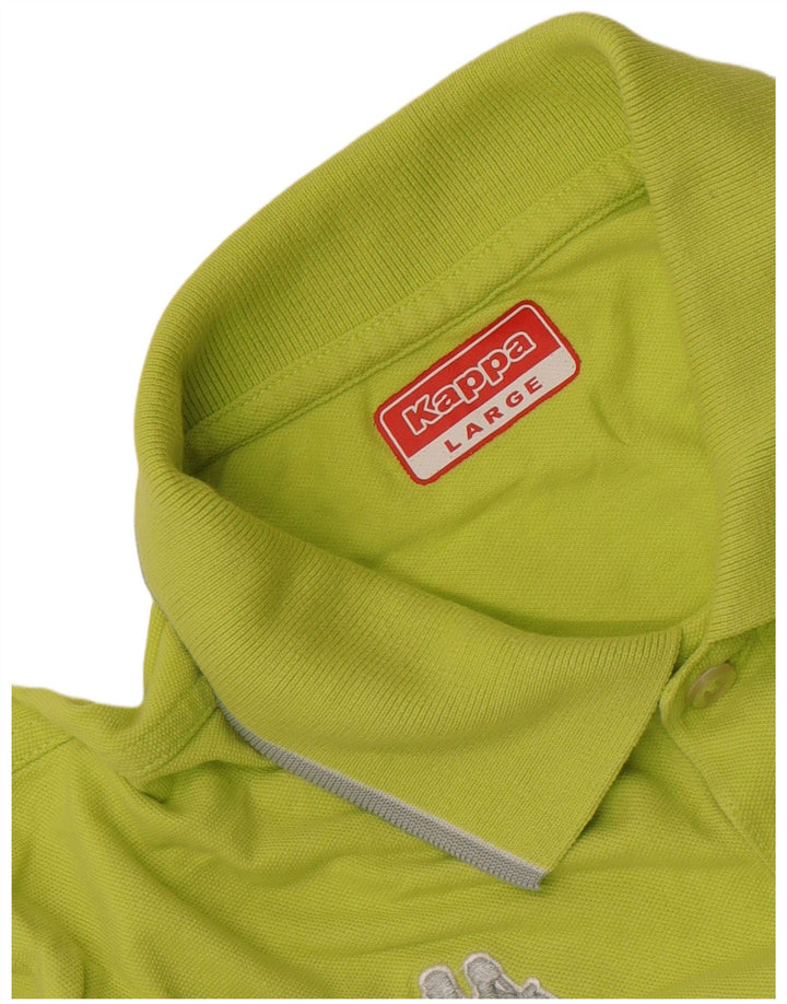 Kappa Polo Shirt til mænd, stor grøn