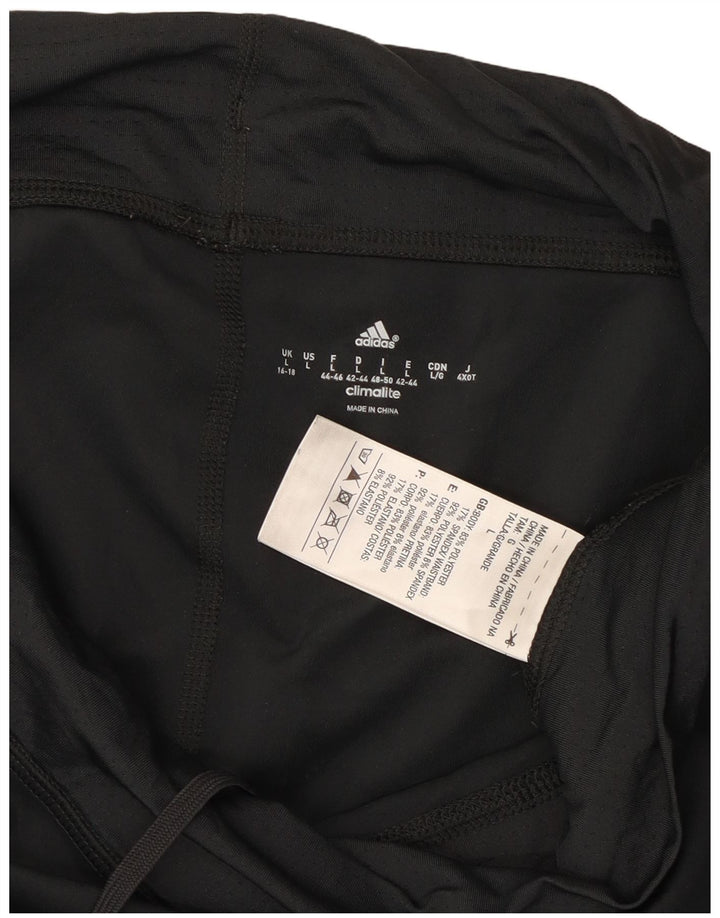 Adidas Dame Climalite Capri Leggings UK 16/18 Large Grå Polyester