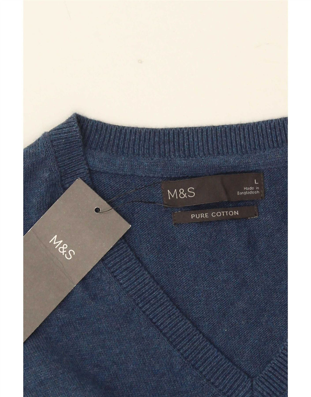 Marks & Spencer Herrevest Tank Top Stor Marineblå Bomuld