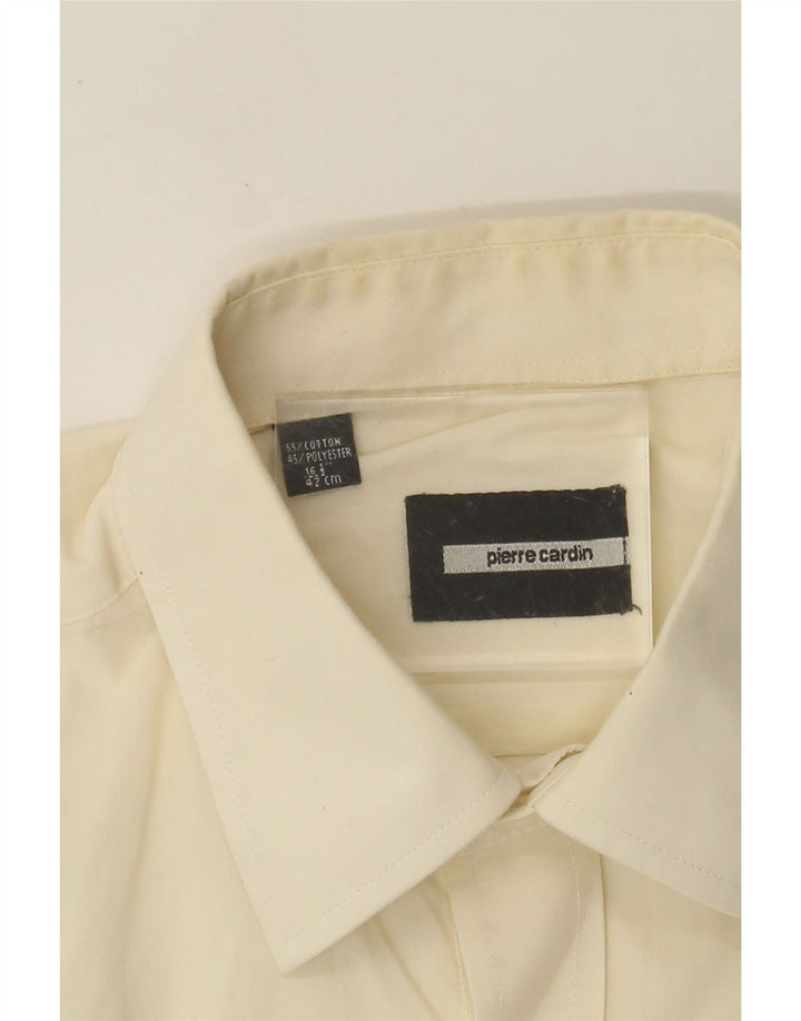 PIERRE CARDIN Herreskjorte str. 42 16 1/2 Large Off White Bomuld