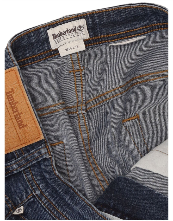 Timberland Straight Jeans til mænd W34 L32 Blå