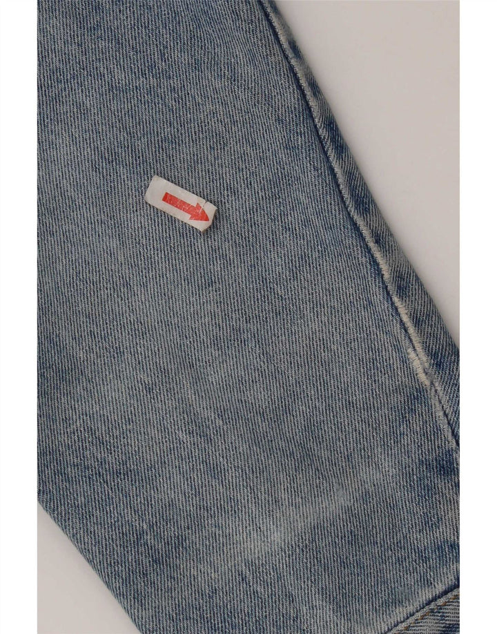 Carrera Herre Distressed Denim Jacket UK 36 Small Blue Cotton