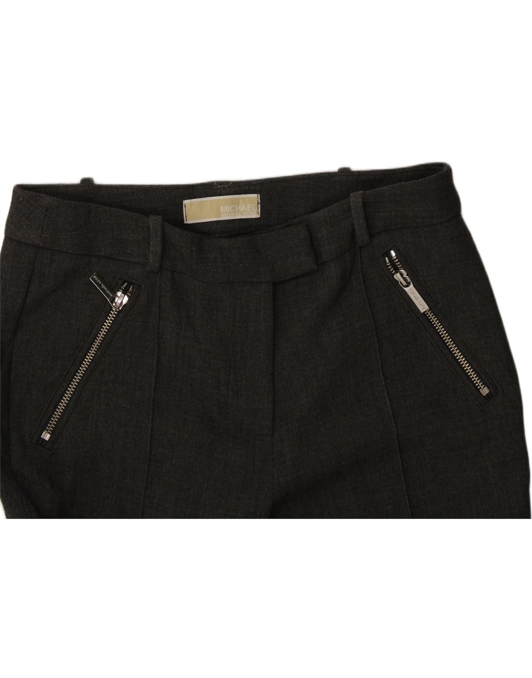 MICHAEL KORS Womens Slim Suit Trousers W29 L29 Grey Polyester Vintage Michael Kors and Second-Hand Michael Kors from Messina Hembry 