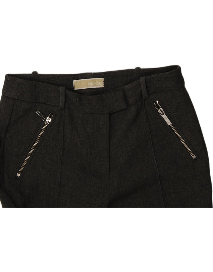 MICHAEL KORS Womens Slim Suit Trousers W29 L29 Grey Polyester Vintage Michael Kors and Second-Hand Michael Kors from Messina Hembry 