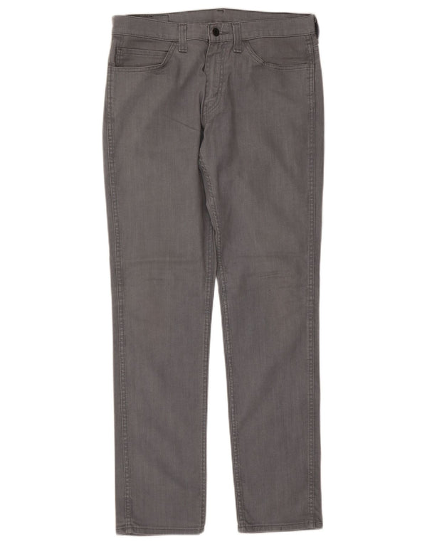 Levi's Herre 511 Slim Jeans W34 L34 Grå Bomuld
