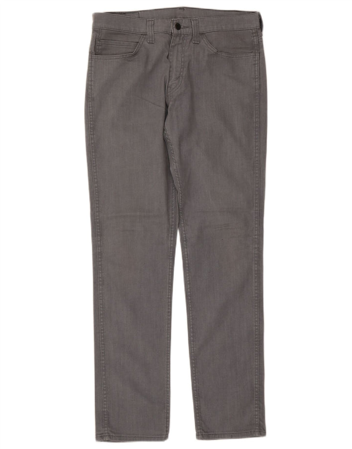 Levi's Herre 511 Slim Jeans W34 L34 Grå Bomuld