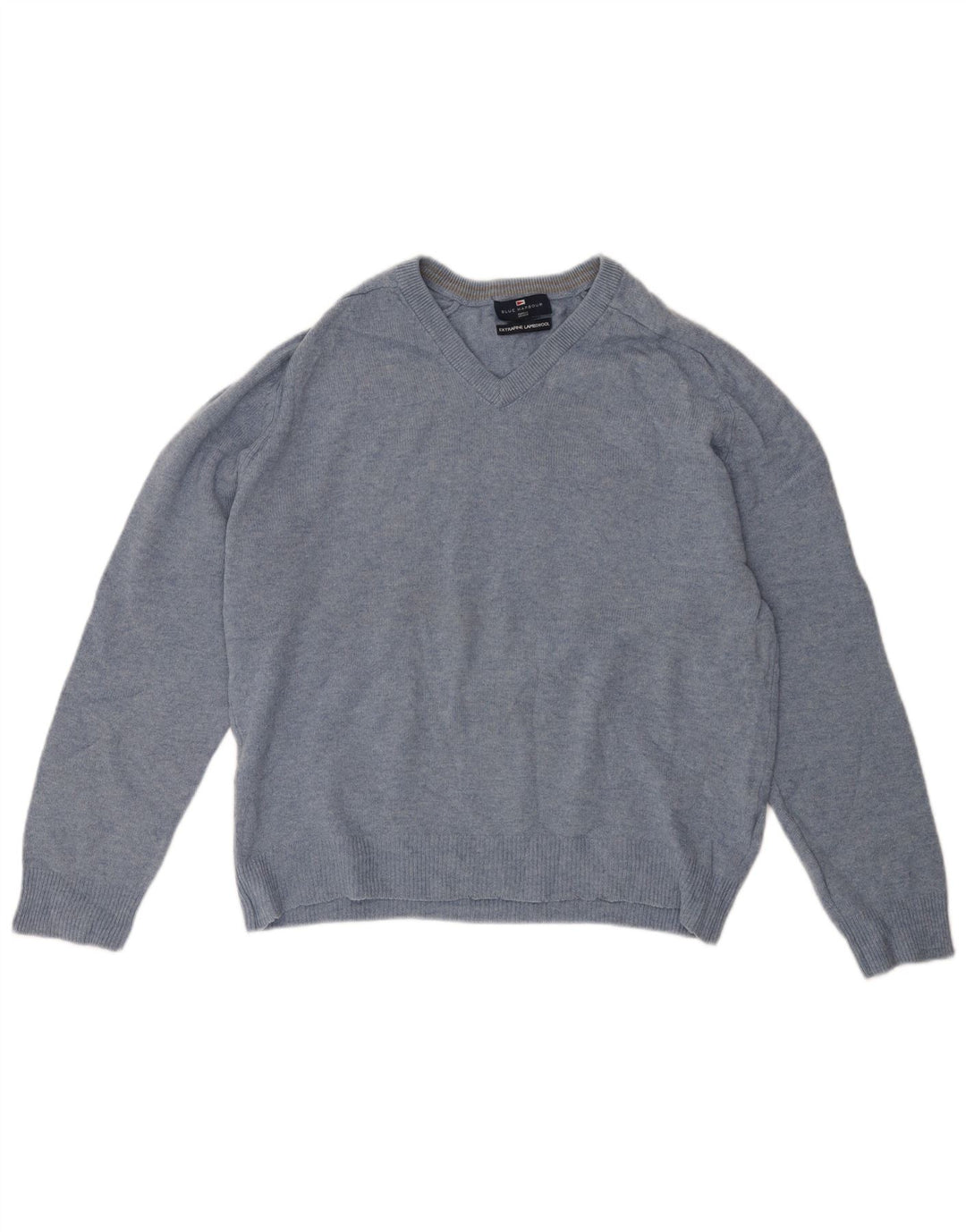 Marks & Spencer Herre Blue Harbor V-hals sweater Medium Blue