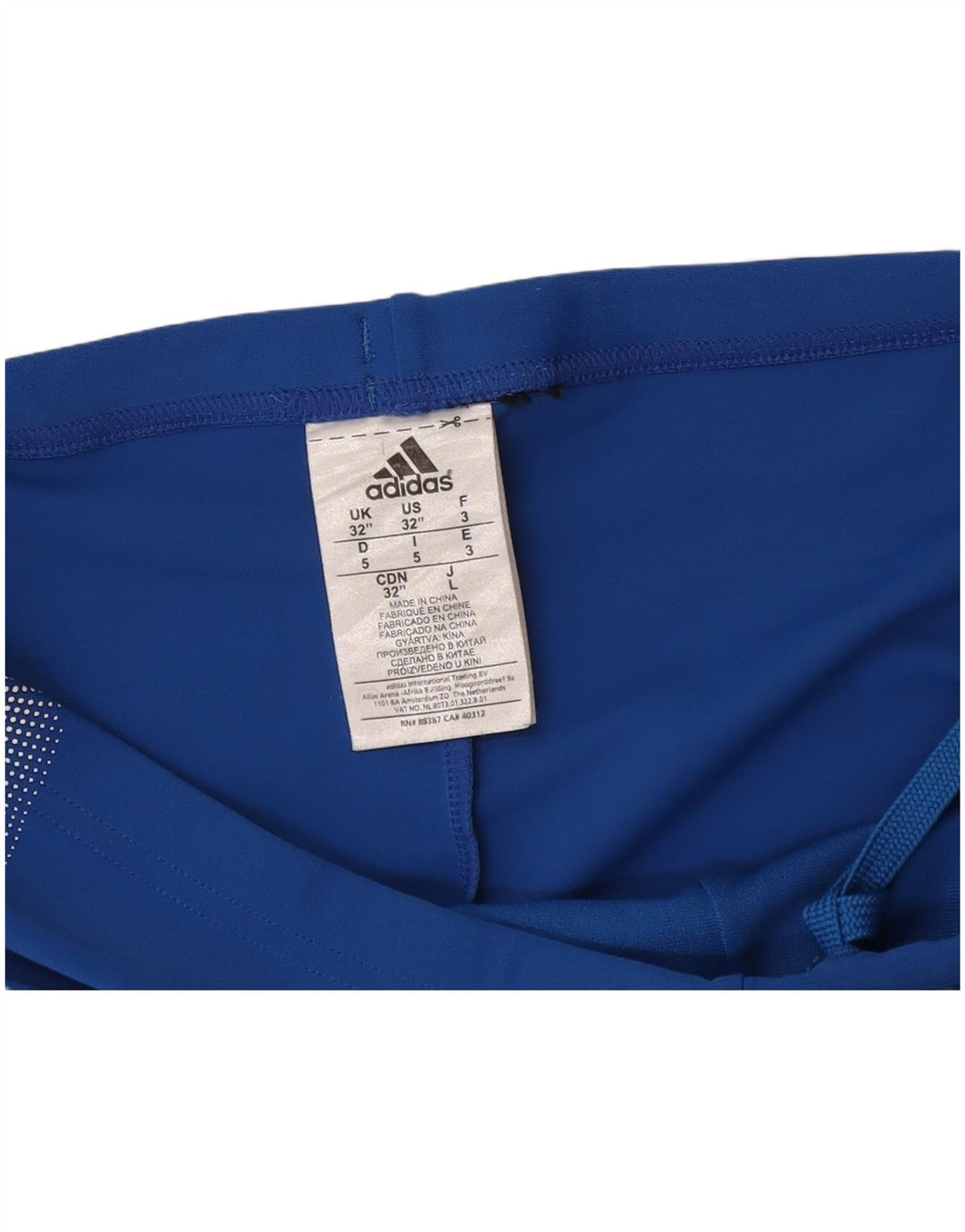 Adidas Grafiske svømmeshorts til mænd mellemblå nylon