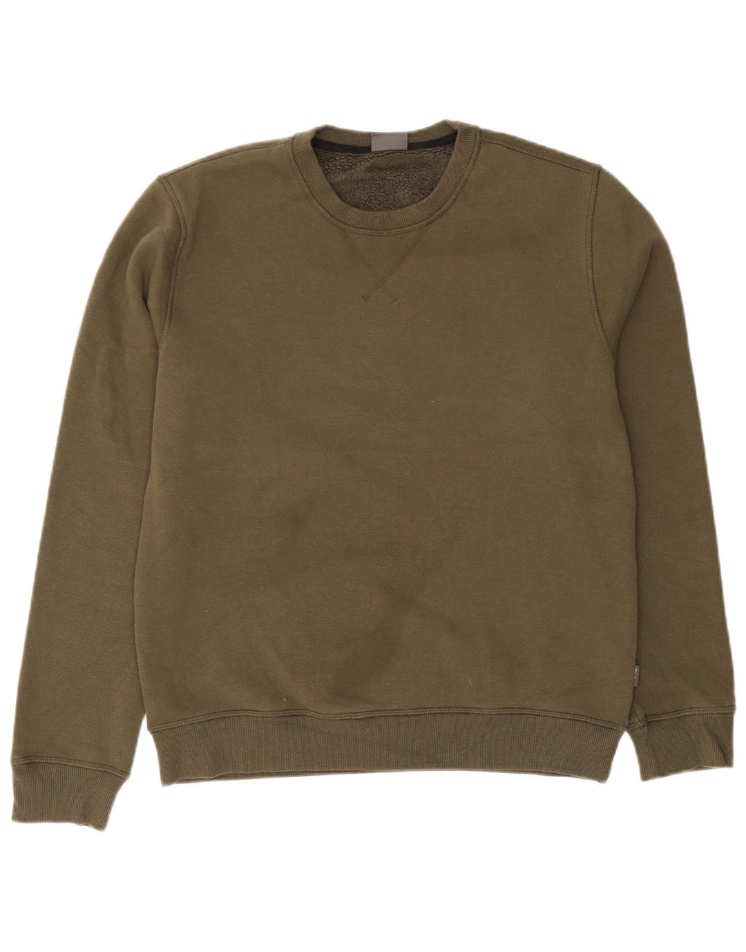 Eddie Bauer Herre Sweatshirt Jumper Medium Khaki Bomuld