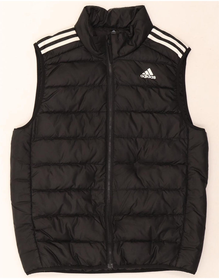 Adidas Herre Polstret Gilet UK 38 Medium Black Polyester