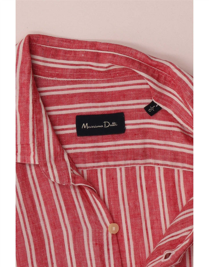 Massimo Dutti Herreskjorte Stor rødstribet