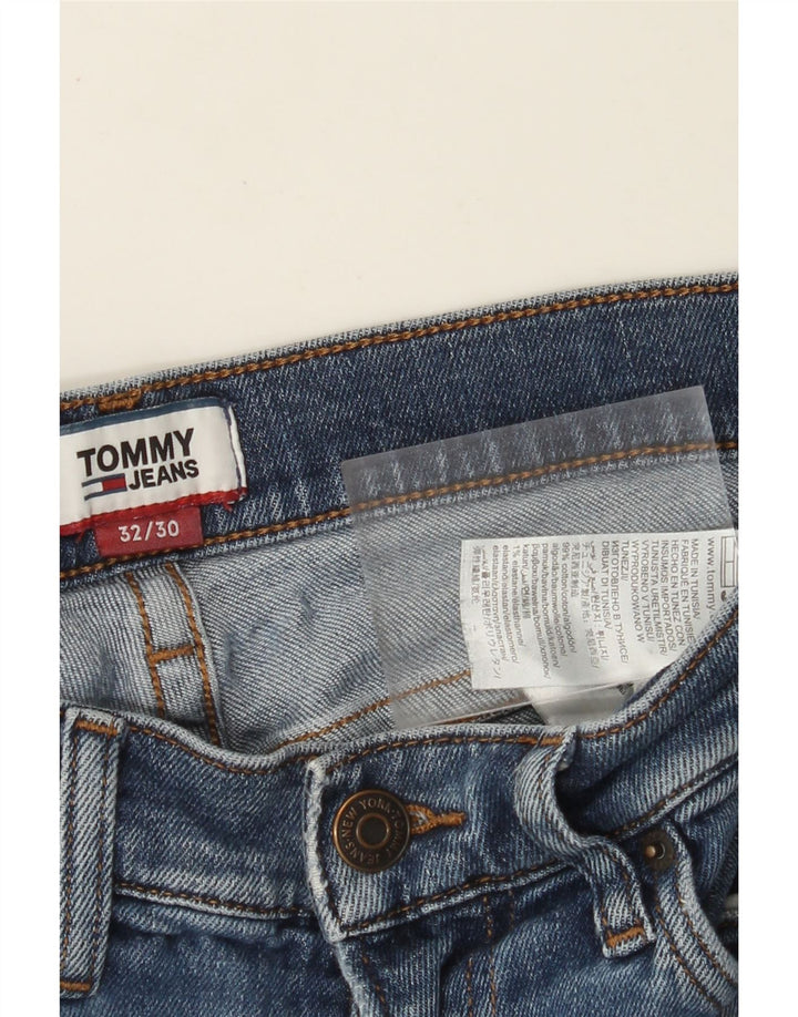 TOMMY HILFIGER Herre Bootcut Jeans W32 L30 Blå Bomuld