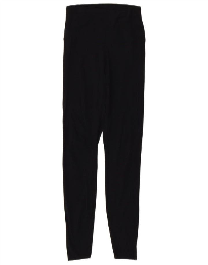 NIKE Womens Dri Fit Leggings UK 8 Small Black Nylon