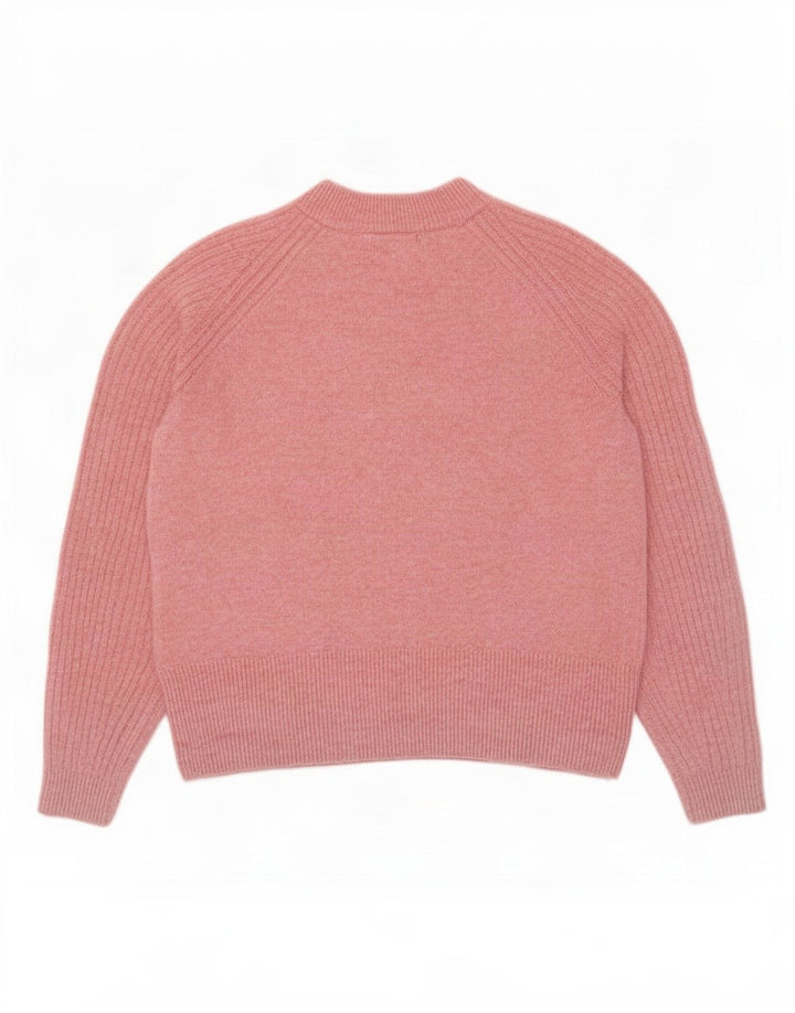 Marks & Spencer Dame Oversized Crew Neck sweater UK 10 Small Pink