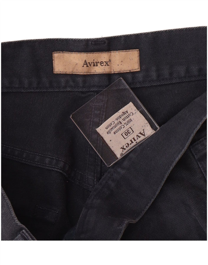 AVIREX Straight Jeans til mænd W30 L29 Marineblå Bomuld
