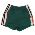 Adidas grafiske sportsshorts til kvinder mellemgrøn Colourblock Polyester