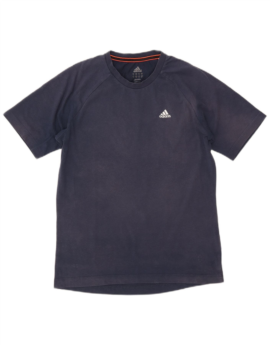 ADIDAS T-shirt top til mænd, lille marineblå bomuld