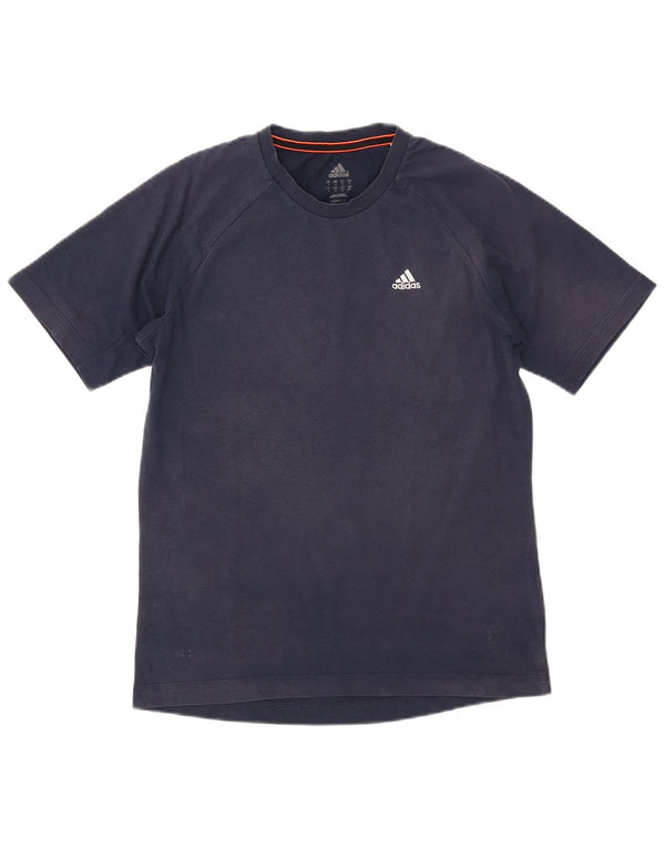 ADIDAS T-shirt top til mænd, lille marineblå bomuld