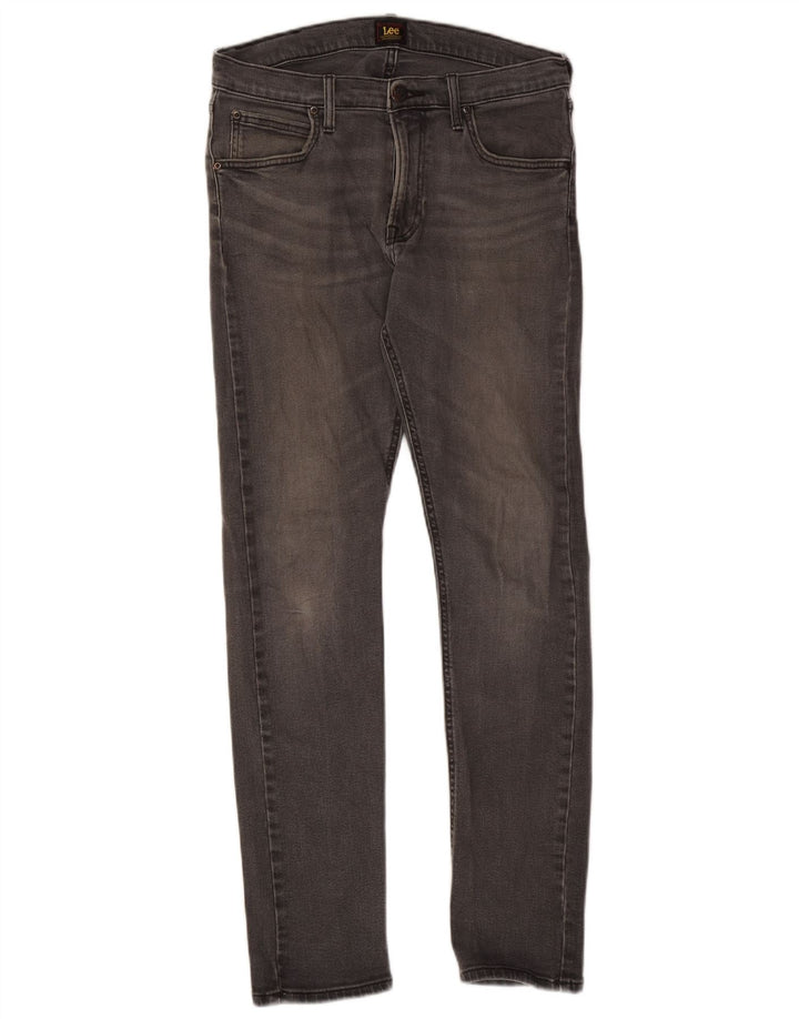 Lee Herre Luke Slim Jeans W30 L32 Grå Bomuld