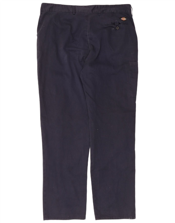 Dickies Herre Redhawk Straight Cargo Bukser W42 L33 Navy Blue Polyester