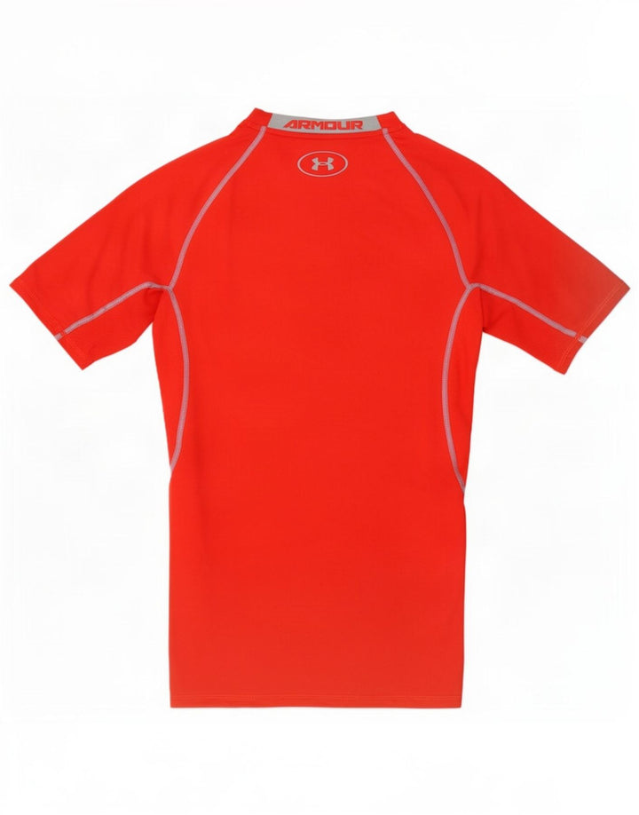 Under Armour Herre Compression T-Shirt Top Lille Rød