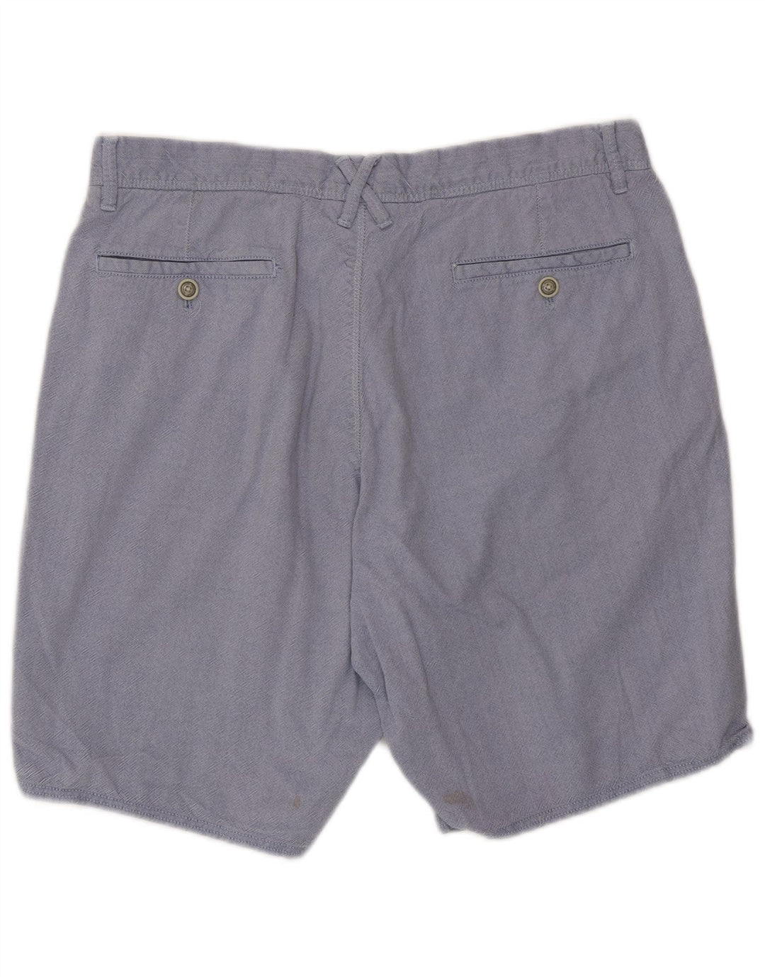 Massimo Dutti Herre Chino Shorts EU 42 Large W32 Blå Bomuld